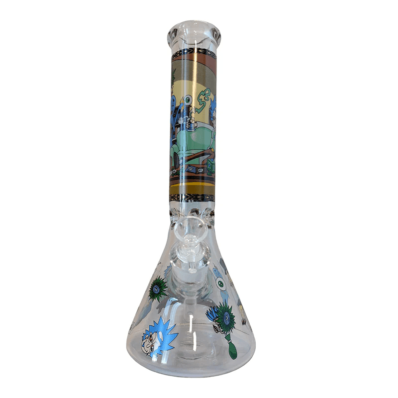 14INCH CARTOON DESIGN GLASS BONG - E