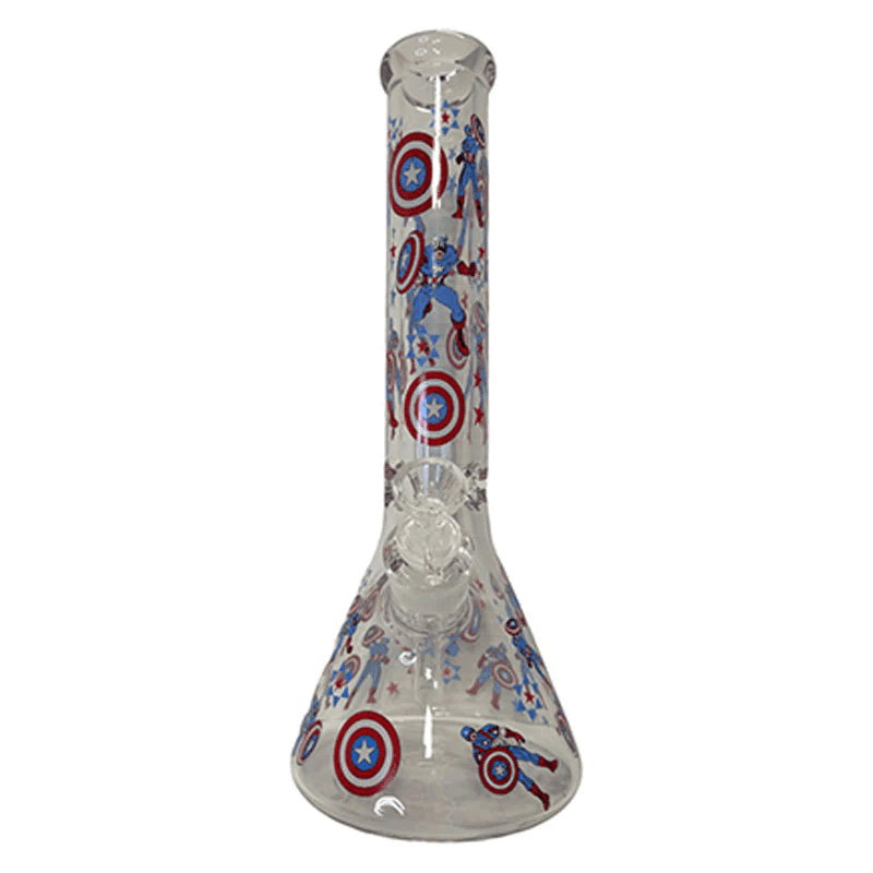 14INCH SPIDER MAN GLASS BONG - C